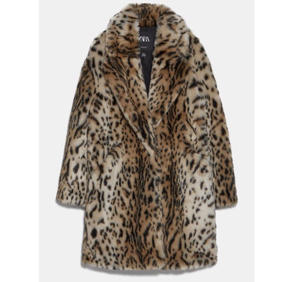 🐯NWT Zara Animal (Leopard) Print Coat 🐯 - Picture 8 of 8
